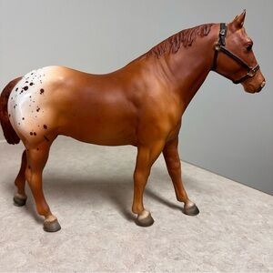 Vintage Breyer Chestnut Blanket Appaloosa Horse with halter #97